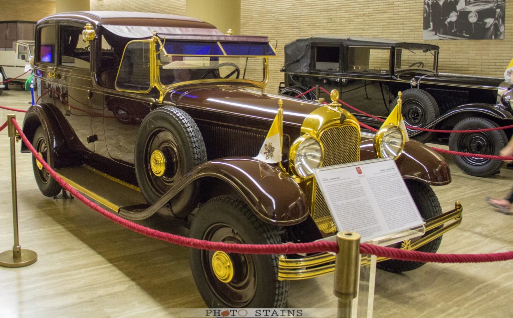 Citroen Lictoria Carriage of Pope Pius XI in 1930.